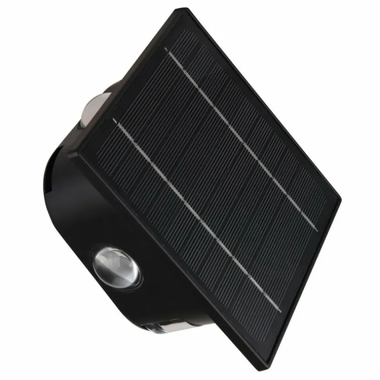 Applique murale d'extérieur Globo SOLAR LED Noir, 1 lumière