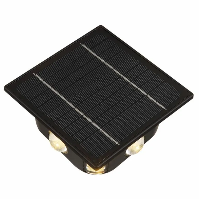 Applique murale d'extérieur Globo SOLAR LED Noir, 1 lumière