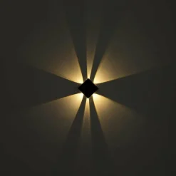 Applique murale d'extérieur Globo SOLAR LED Noir, 1 lumière