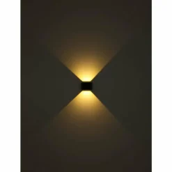 Applique murale d'extérieur Globo SOLAR LED Noir, 1 lumière