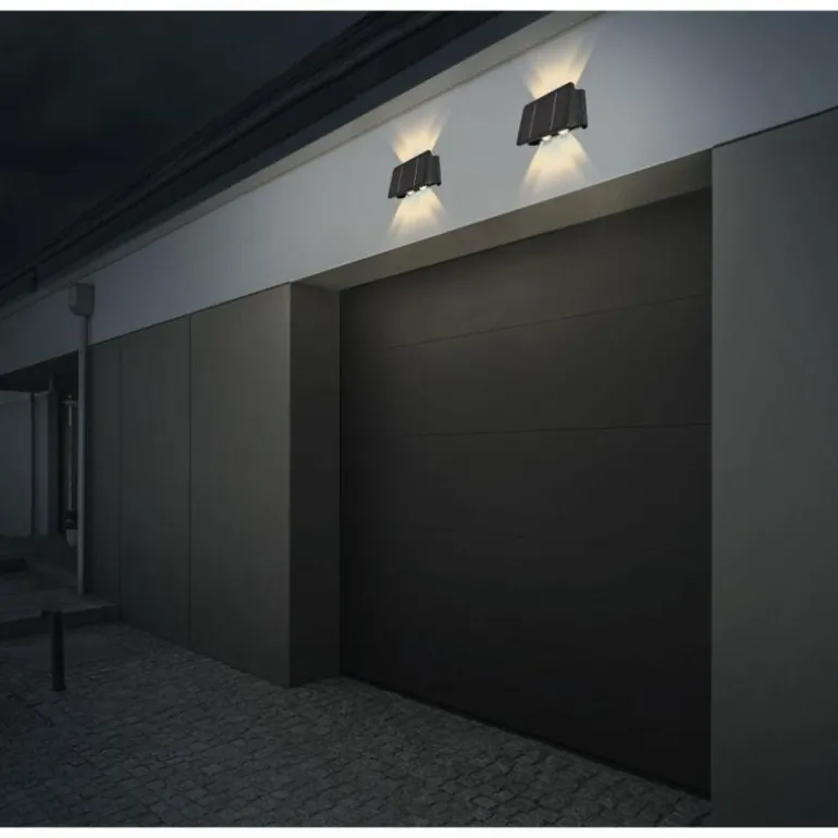 Applique murale d'extérieur Globo SOLAR LED Noir, 1 lumière