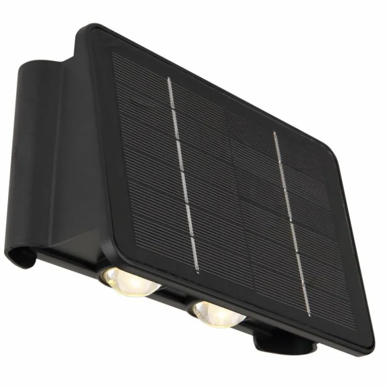 Applique murale d'extérieur Globo SOLAR LED Noir, 1 lumière