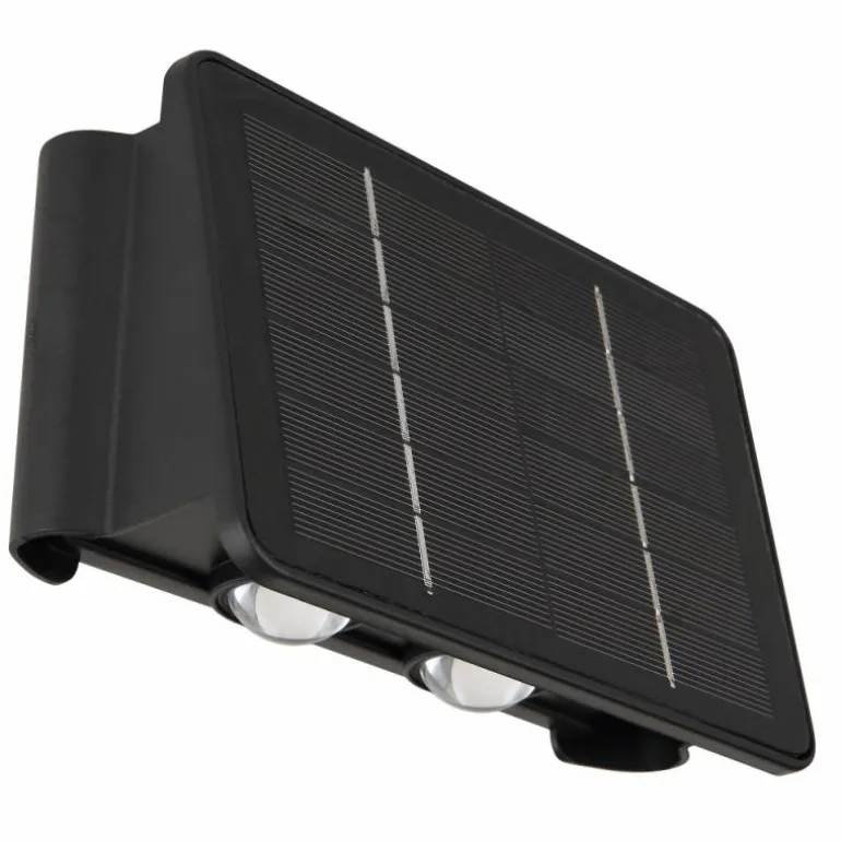 Applique murale d'extérieur Globo SOLAR LED Noir, 1 lumière