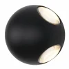Applique murale d'extérieur Globo SLICE LED Noir, 1 lumière