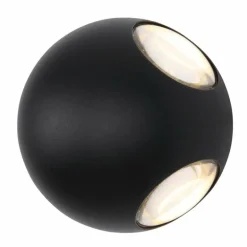 Applique murale d'extérieur Globo SLICE LED Noir, 1 lumière