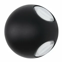 Applique murale d'extérieur Globo SLICE LED Noir, 1 lumière