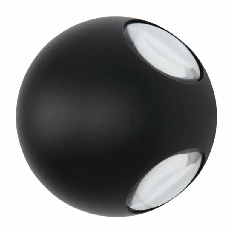 Applique murale d'extérieur Globo SLICE LED Noir, 1 lumière