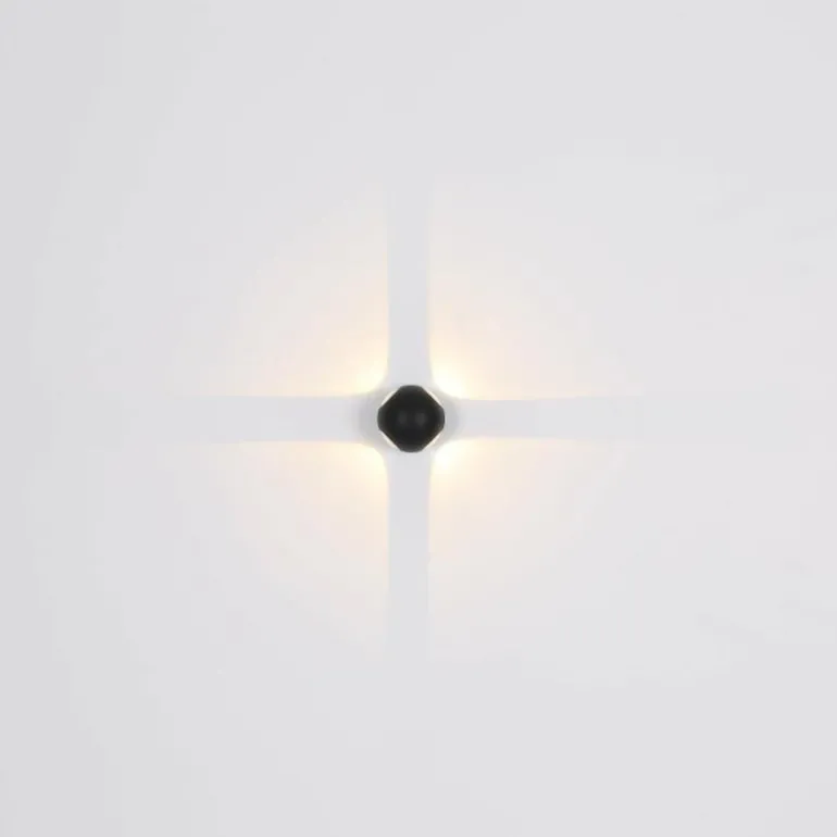 Applique murale d'extérieur Globo SLICE LED Noir, 1 lumière