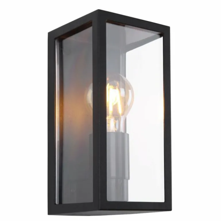 Applique murale d'extérieur Globo GUNDULA Noir, 1 lumière