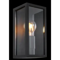 Applique murale d'extérieur Globo GUNDULA Noir, 1 lumière