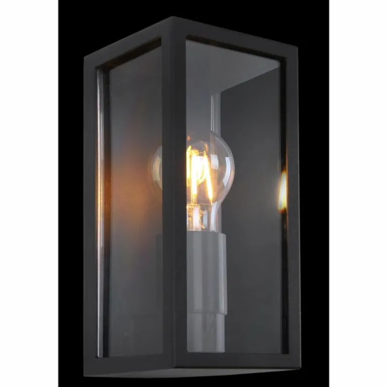 Applique murale d'extérieur Globo GUNDULA Noir, 1 lumière