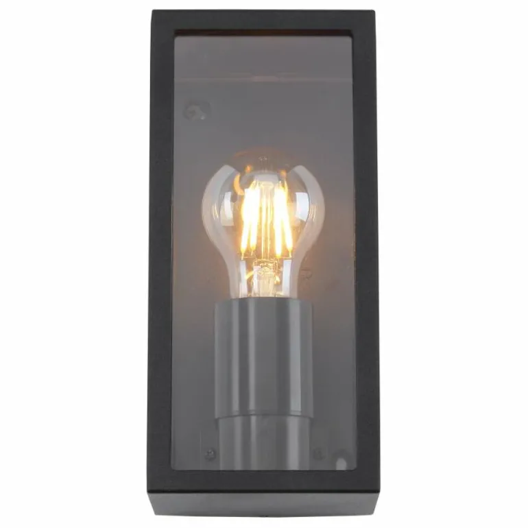 Applique murale d'extérieur Globo GUNDULA Noir, 1 lumière