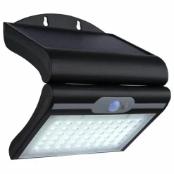 Applique murale d'extérieur Globo SOLAR LED Gris, Noir, 1 lumière, Détecteur de mouvement