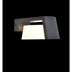 Applique murale d'extérieur Lutec Moon LED Anthracite, 1 lumière