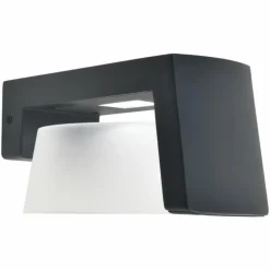 Applique murale d'extérieur Lutec Moon LED Anthracite, 1 lumière