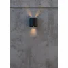 Applique murale d'extérieur Lutec Beams LED Noir, 1 lumière