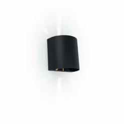 Applique murale d'extérieur Lutec Beams LED Noir, 1 lumière