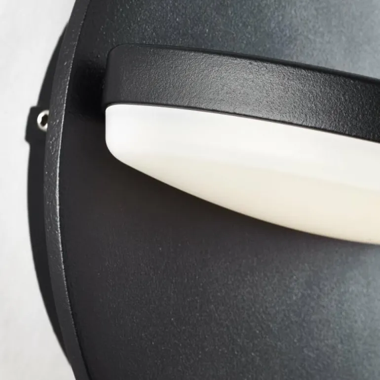 Applique murale d'extérieur Brilliant Soare LED Noir, 1 lumière