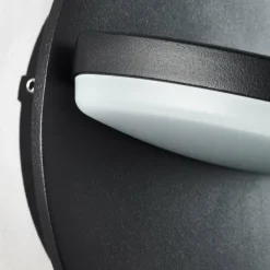 Applique murale d'extérieur Brilliant Soare LED Noir, 1 lumière