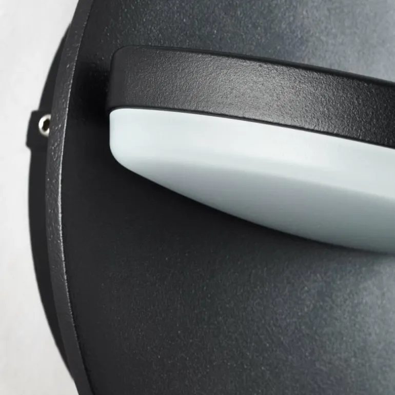 Applique murale d'extérieur Brilliant Soare LED Noir, 1 lumière