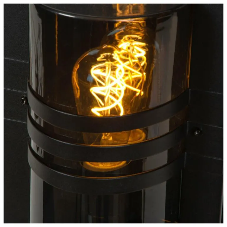 Applique murale d'extérieur Lucide PRIVAS Noir, 1 lumière