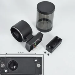 Applique murale d'extérieur Tolsona Noir, 1 lumière