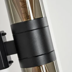 Applique murale d'extérieur Tolsona Noir, 2 lumières