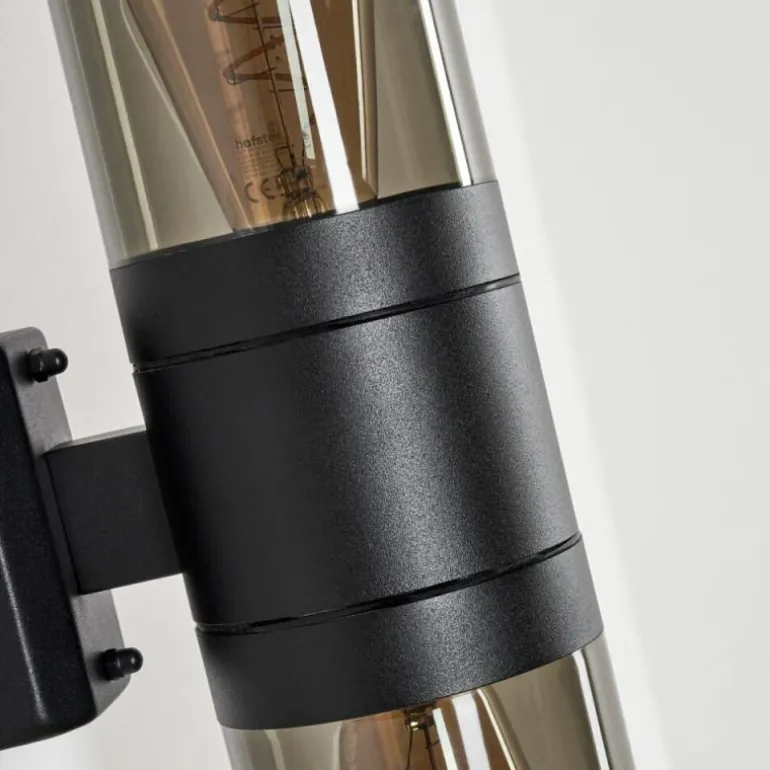 Applique murale d'extérieur Tolsona Noir, 2 lumières