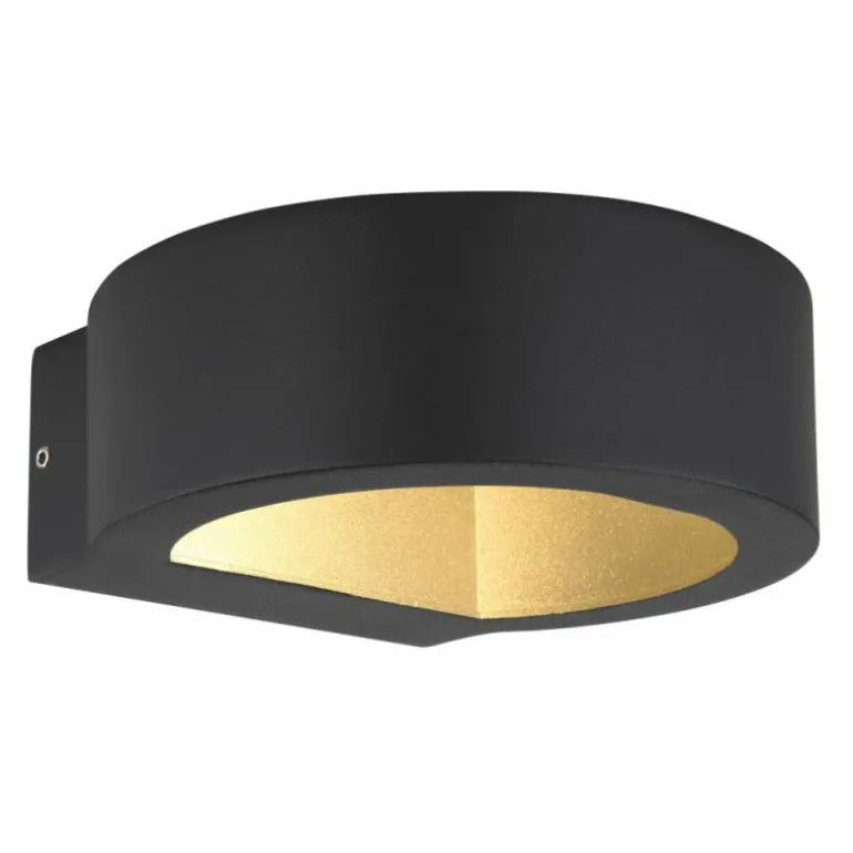 Applique murale d'extérieur Globo SLICE LED Noir, 1 lumière