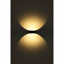 Applique murale d'extérieur Globo SLICE LED Noir, 1 lumière