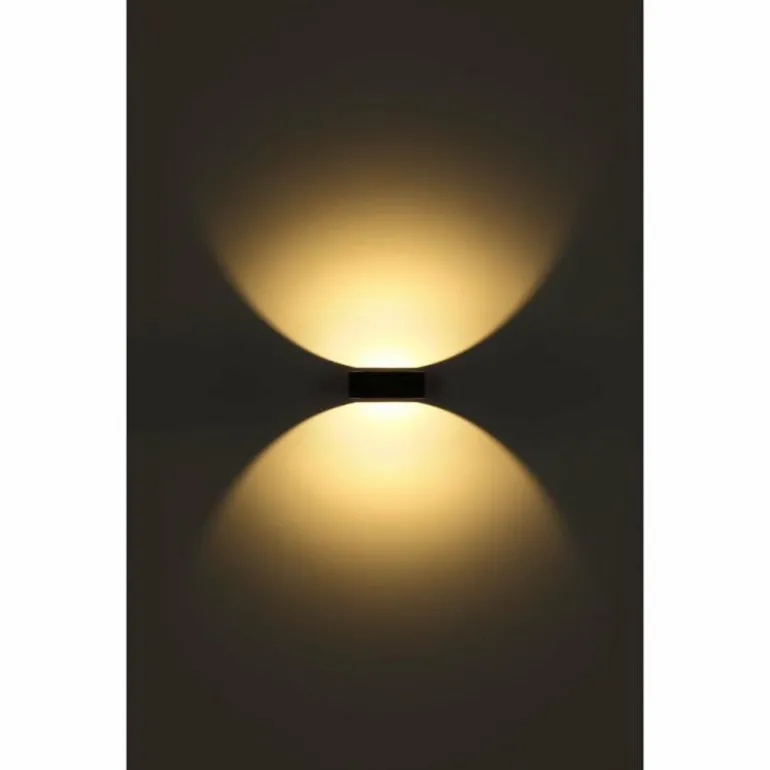 Applique murale d'extérieur Globo SLICE LED Noir, 1 lumière