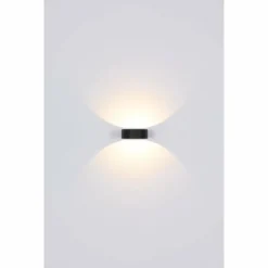 Applique murale d'extérieur Globo SLICE LED Noir, 1 lumière