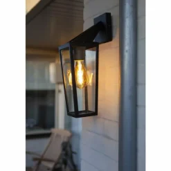 Applique murale d'extérieur Ruoni Noir, 1 lumière