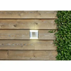 Applique murale d'extérieur Lutec Flyod LED Acier inoxydable, 1 lumière