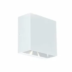Applique murale d'extérieur Lutec Gemini LED Blanc, 2 lumières