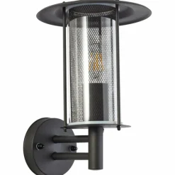 Applique murale d'extérieur Brilliant Detroit Noir, 1 lumière