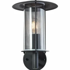 Applique murale d'extérieur Brilliant Detroit Noir, 1 lumière
