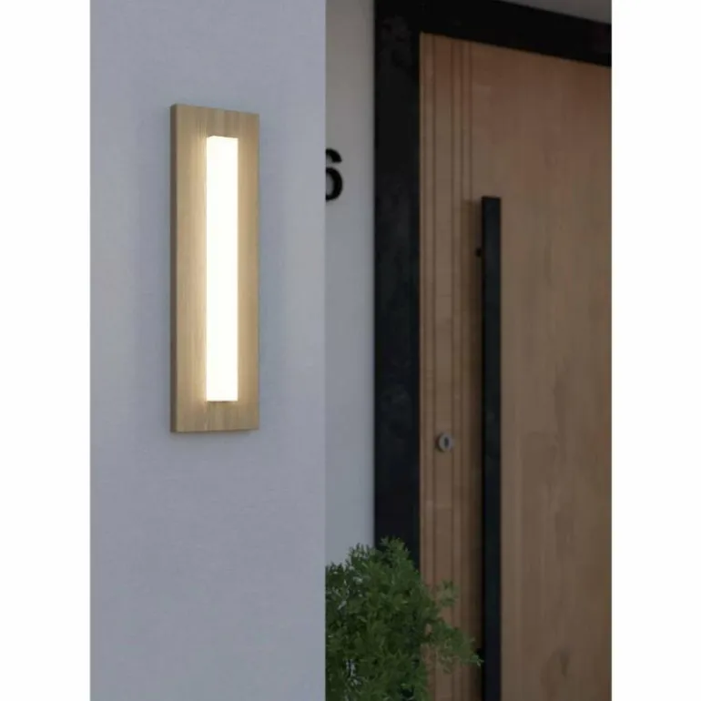 Applique murale d'extérieur Eglo BITETTO LED Couleur bois, 1 lumière