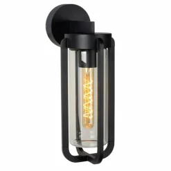 Applique murale d'extérieur Lucide GARLAND Noir, 1 lumière