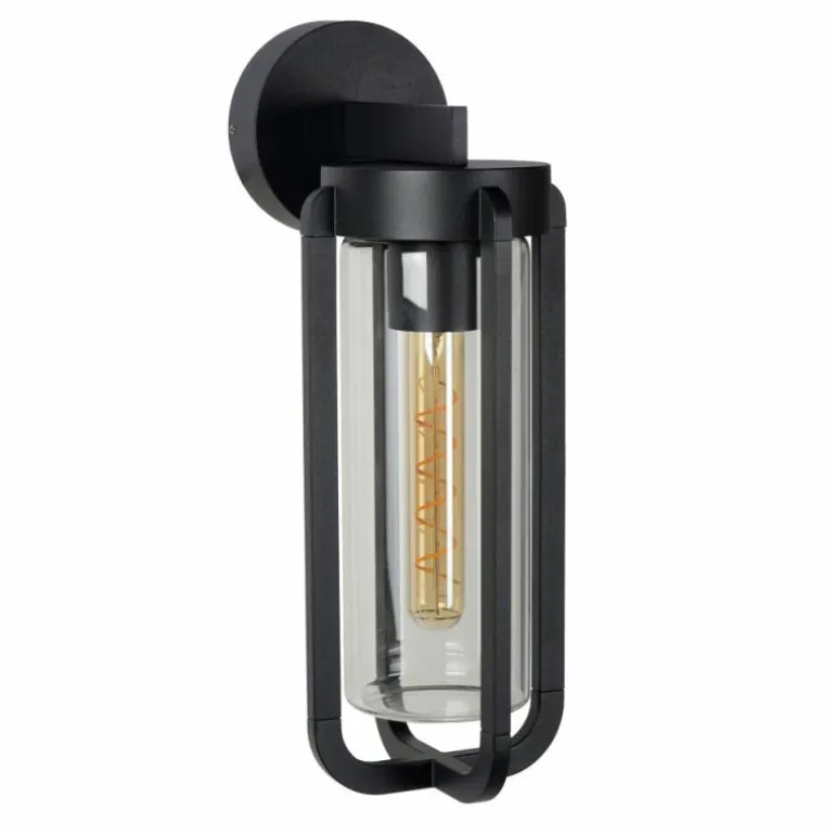 Applique murale d'extérieur Lucide GARLAND Noir, 1 lumière