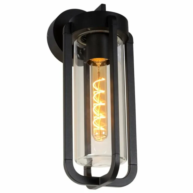 Applique murale d'extérieur Lucide GARLAND Noir, 1 lumière