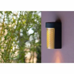 Applique murale d'extérieur Lucide KIRAN LED Noir, 1 lumière