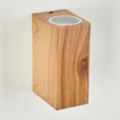 Applique murale d'extérieur Skaabu Couleur bois, 2 lumières