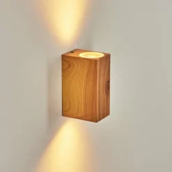 Applique murale d'extérieur Skaabu Couleur bois, 2 lumières