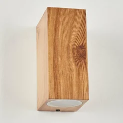 Applique murale d'extérieur Skaabu Couleur bois, 2 lumières
