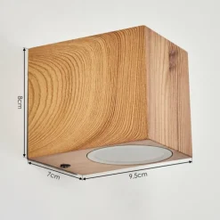 Applique murale d'extérieur Skaabu Couleur bois, 1 lumière