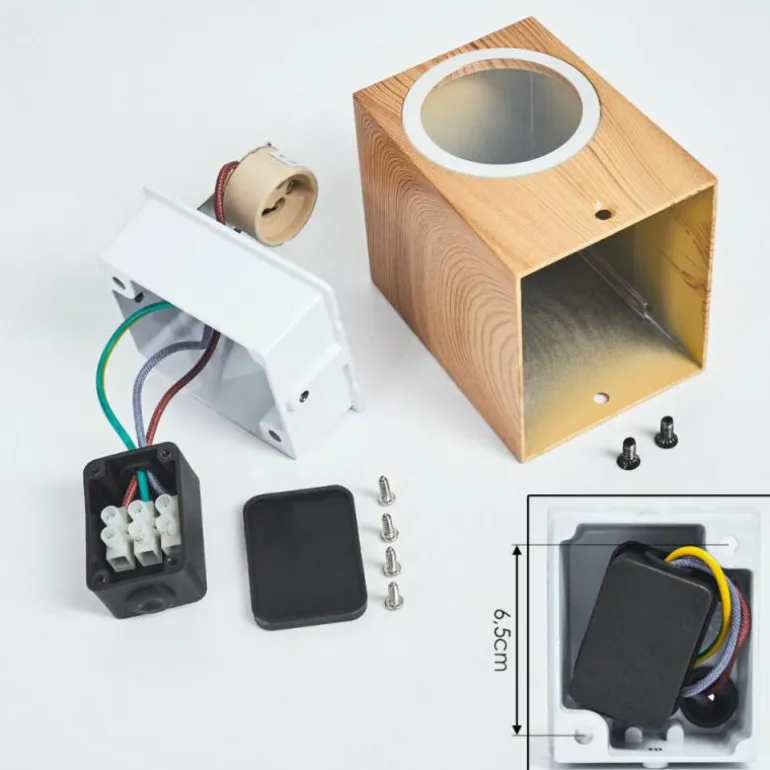 Applique murale d'extérieur Skaabu Couleur bois, 1 lumière