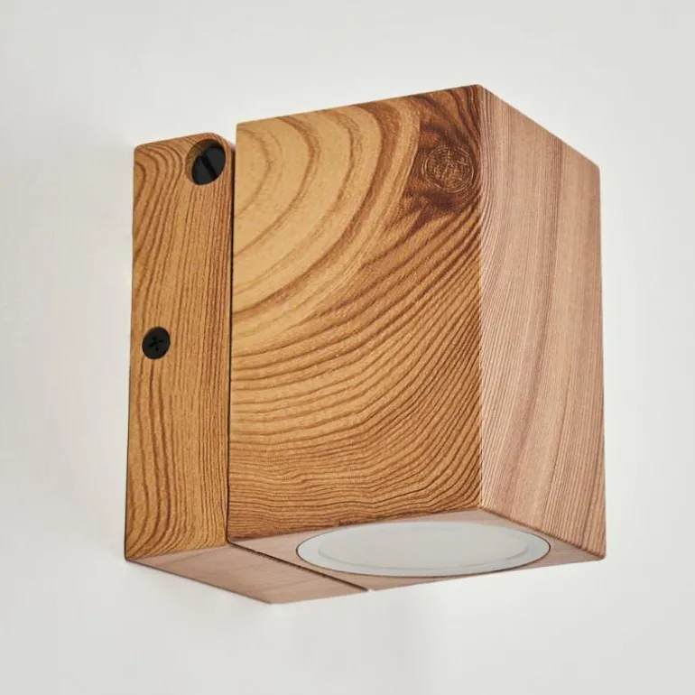 Applique murale d'extérieur Skaabu Couleur bois, 1 lumière