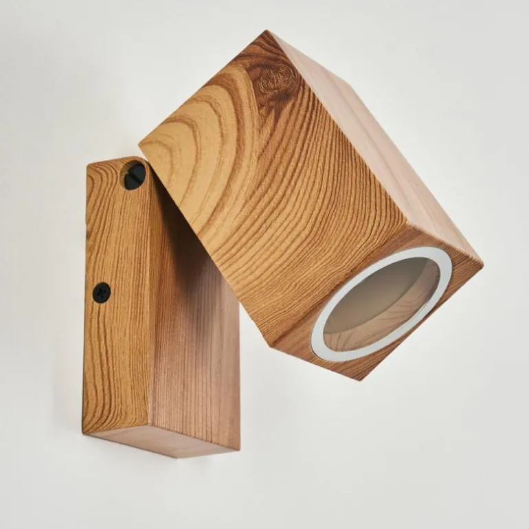 Applique murale d'extérieur Skaabu Couleur bois, 1 lumière