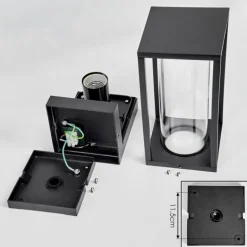 Applique murale d'extérieur Profundidad Noir, 1 lumière